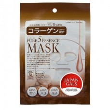 Japan Gals антивозрастная маска для лица с коллагеном, 1 шт